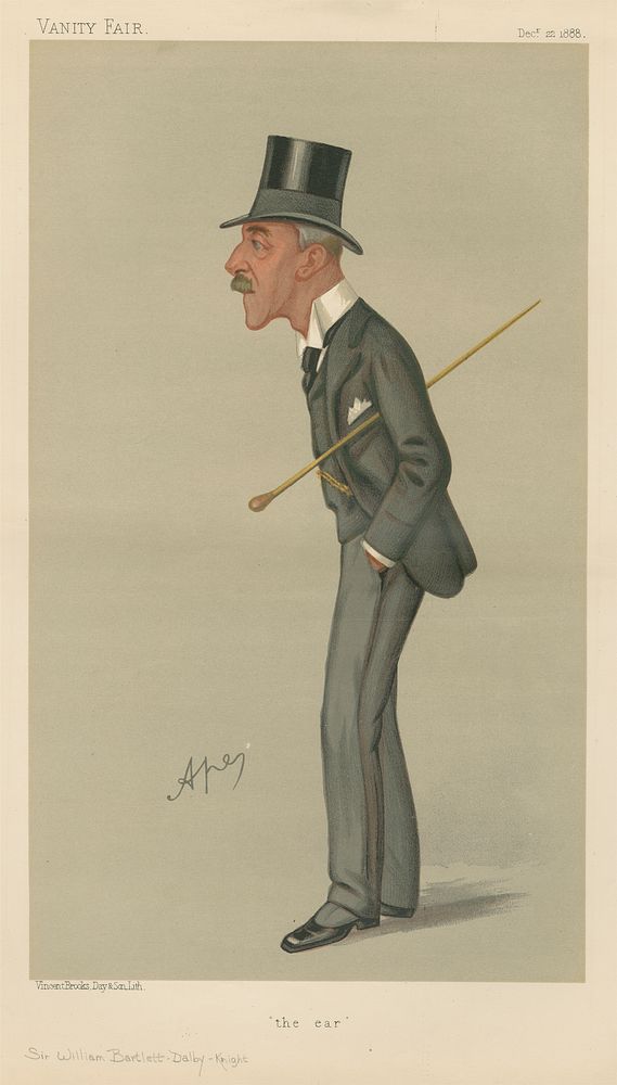 Vanity Fair - Doctors and Scientists. Sir William Bartlett-Dalby-Knight. 22 December 1888
