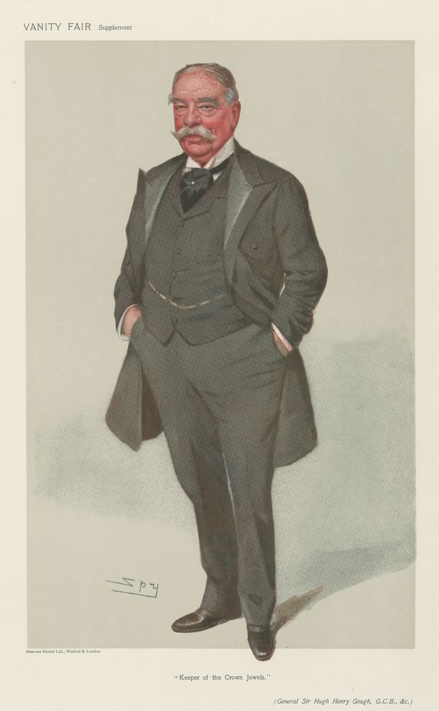 Vanity Fair: Military and Navy; 'Keeper of the Crown Jewels', General Sir Hugh Henry Gough, February 15, 1906