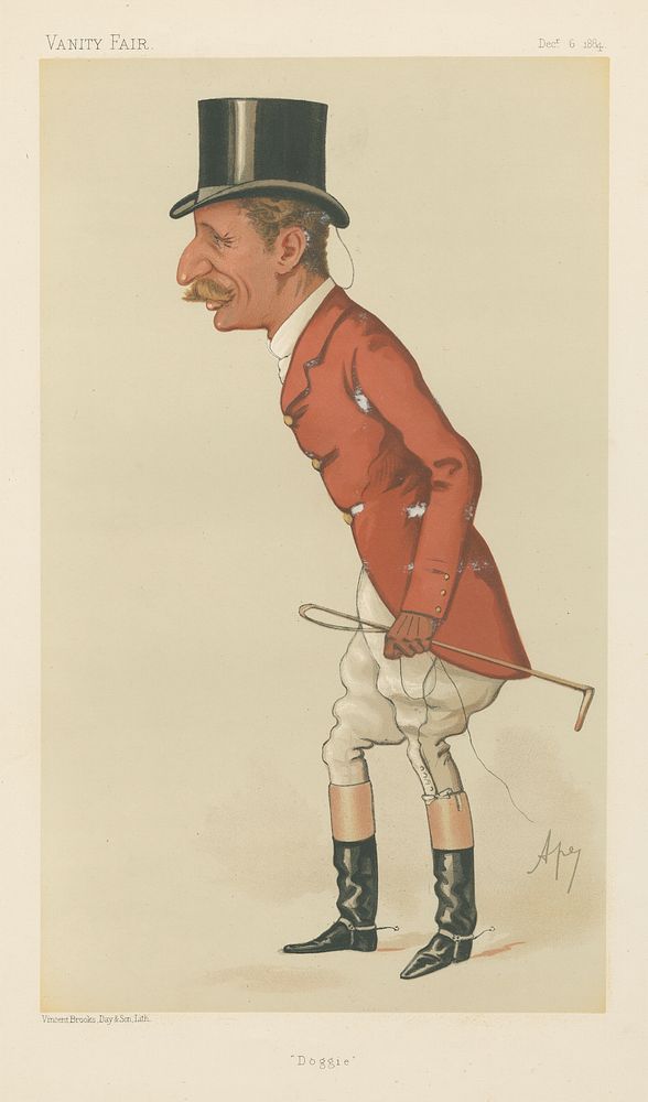 Vanity Fair - Fox Hunters. 'Doggie'. Capt. Arthur Smith. 6 December 1884