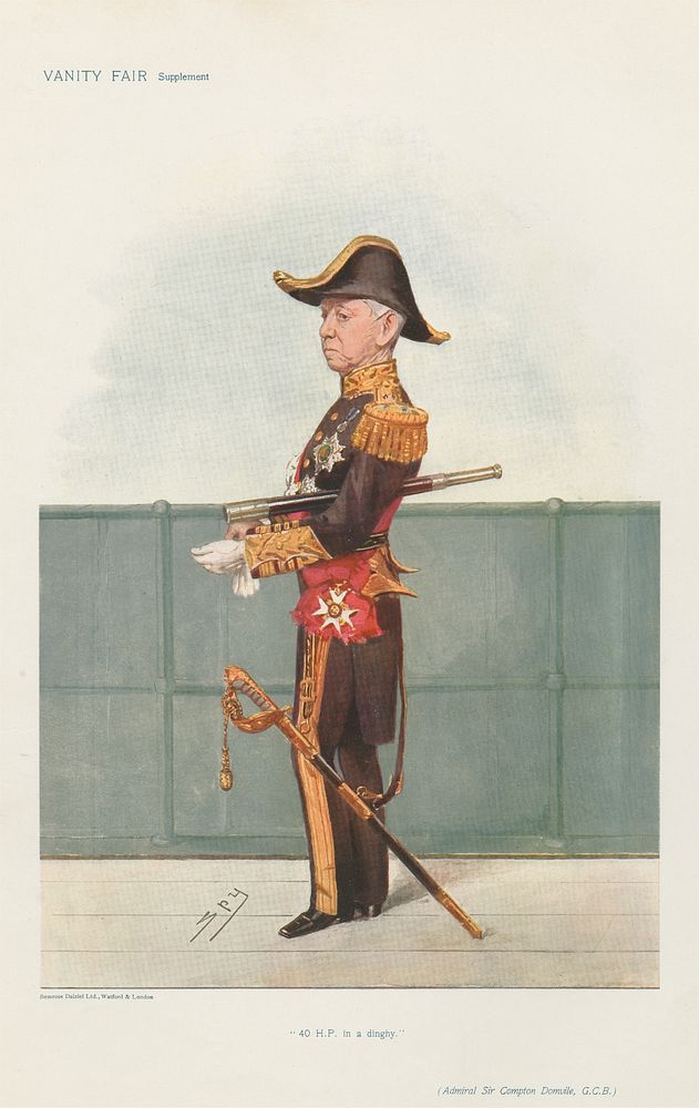 Vanity Fair: Military and Navy; '40 H.P. in a Dinghy', Admiral Sir Compton Domvile