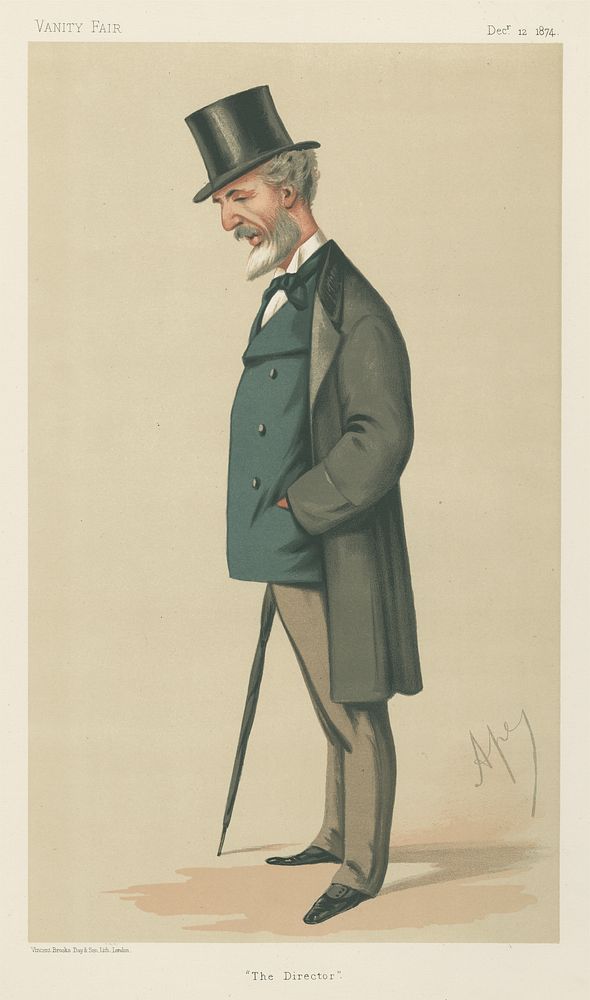 Vanity Fair - Explorers and Inventors. 'The Director'. Lord William Hay. 12 December 1874