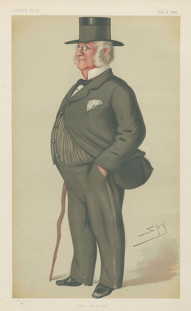 Vanity Fair: Military and Navy; 'The Admiral', Sir James Dalrymple Horn Elphinstone, July 6, 1878
