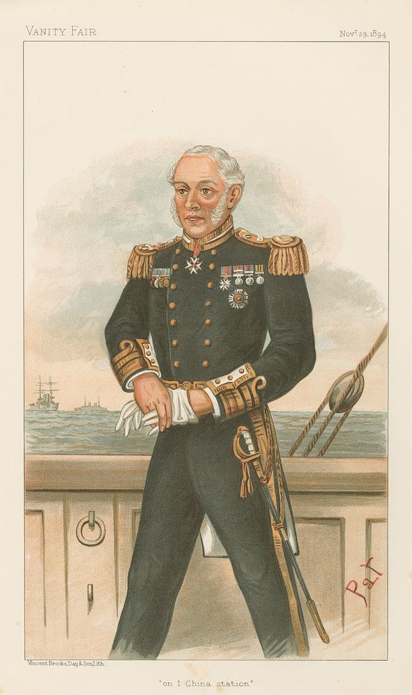 Vanity Fair: Military and Navy; 'On 1 China Station', Admiral Sir Edward Fremantle