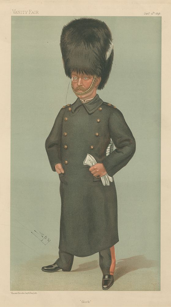 Vanity Fair: Military and Navy; 'Glick', Captain Albert Gleichen, January 13, 1898
