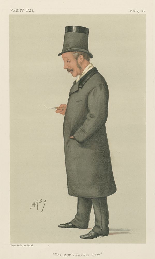 Vanity Fair: Military and Navy; 'The Ever Victorious Army', Lt. Colonel Charles George Gordon, February 19, 1881