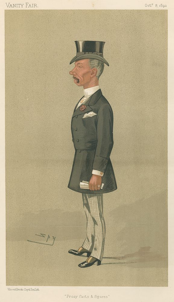 Politicians - Vanity Fair. 'Prosy facts and figures. Mr. Seymour Keay. 8 October 1892