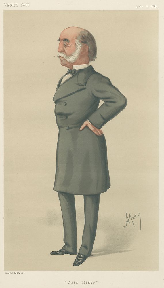 Politicians - Vanity Fair. 'Asia Minor'. Lietu. Gen. Sir Arnold Burrows Kemball. 8 June 1878