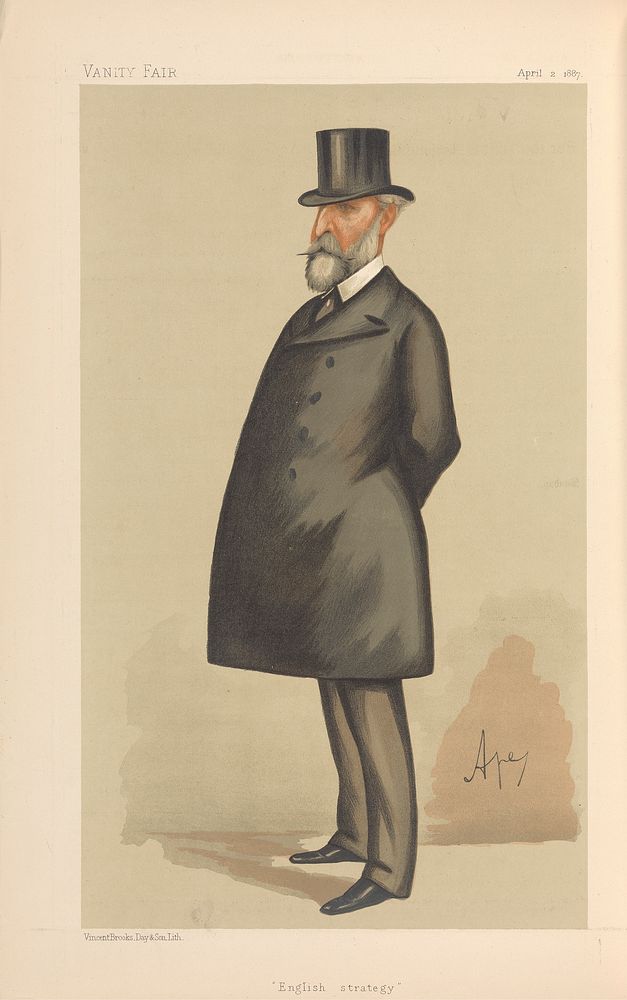 Vanity Fair: Military and Navy; 'English Strategy', Lieutenant-General Sir Edward Bruce Hamley, August 2, 1887