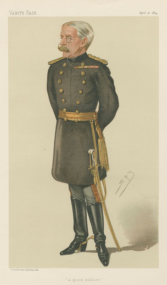 Vanity Fair: Military and Navy; 'A Good Soldier', Lieutenant General George Wentworth Alexander Higginson, April 12, 1884