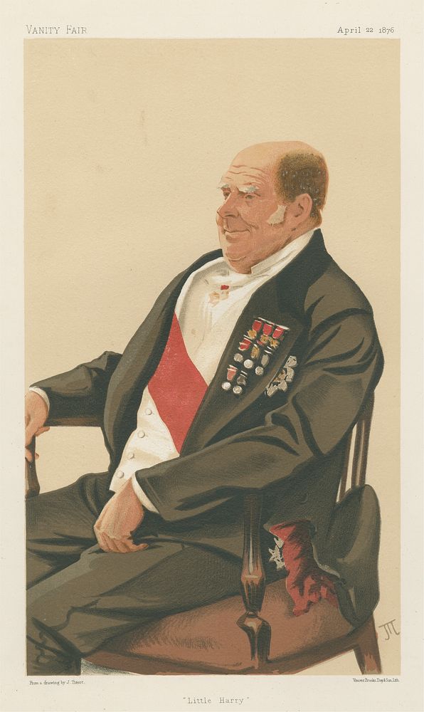 Vanity Fair: Military and Navy; 'Little Harry', Admiral the Hon. Sir Henry Keppel, April 22, 1876