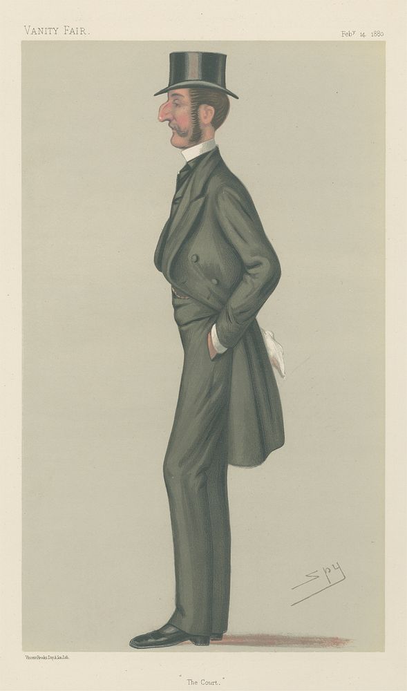 Vanity Fair: Military and Navy; 'The Court', Colonel Robert Nigel Fitzhardings Kingscote, February 14, 1880