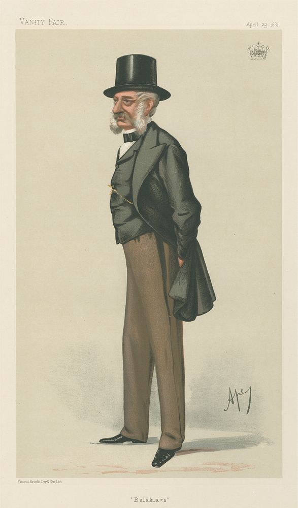 Vanity Fair: Military and Navy; 'Balaklava', General the Earl of Lucan, April 23, 1881