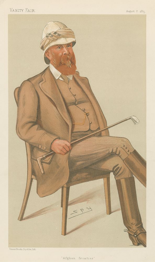 Vanity Fair: Military and Navy; 'Afghan Frontier', Major-General Sir Peter Stark Lumsden, August 8, 1885
