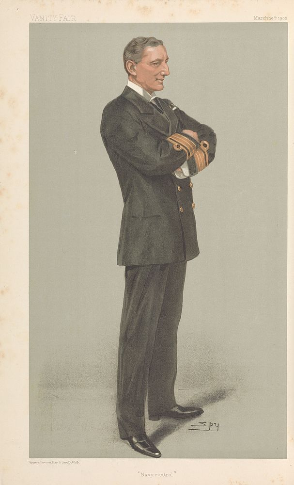 Vanity Fair: Military and Navy; 'Navy Control', Rear-Admiral William Henry May, March 26, 1903