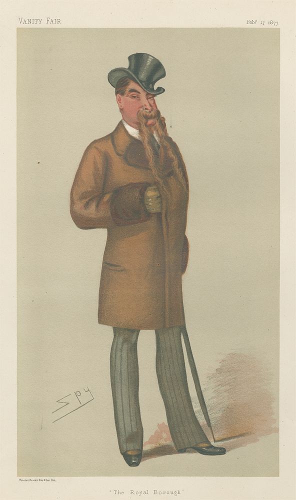Vanity Fair: Military and Navy; 'The Royal Borough', Mr. Robert Richardson-Gardner, February 17, 1877