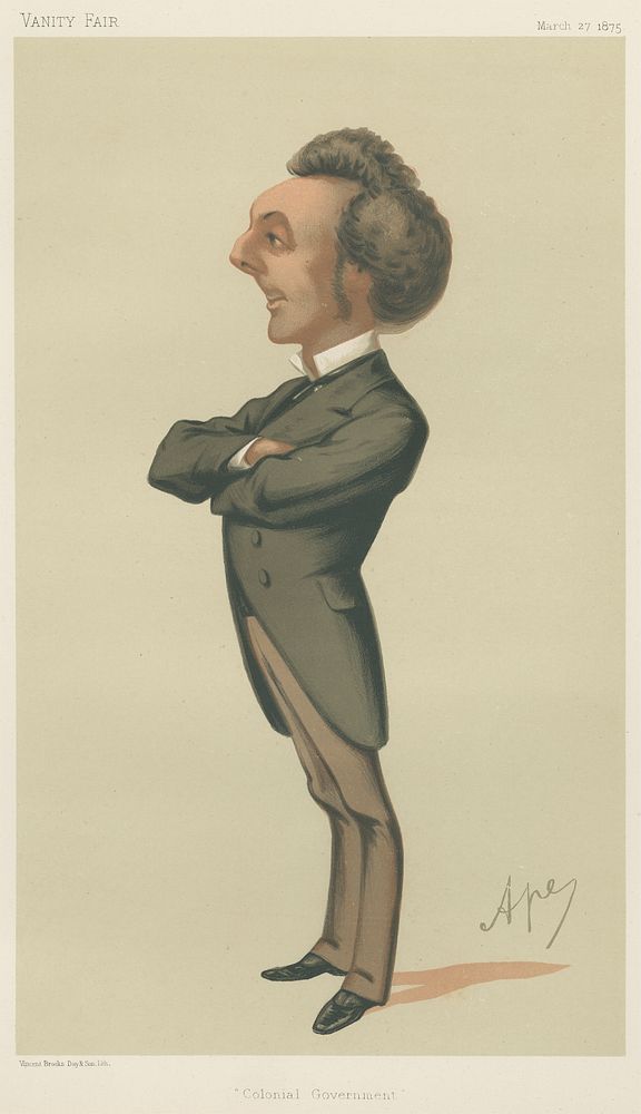 Politicians - Vanity Fair. 'Colonial Government'. His Excellency Governor Pope Hennessy. 27 March 1875
