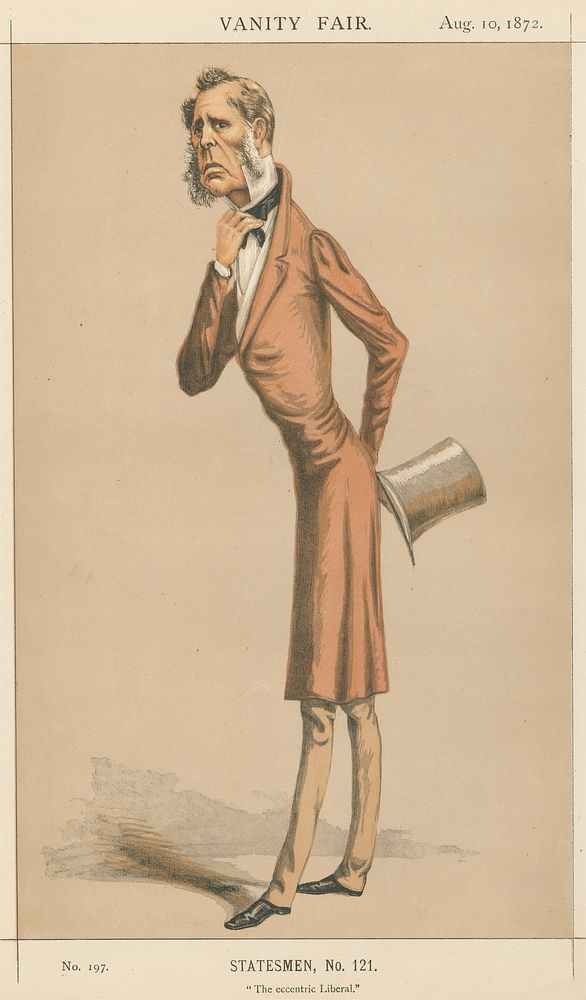 Politicians - Vanity Fair. 'The eccentric Liberal.' The Rt. Hon. Edward Horsman. 10 August 1872