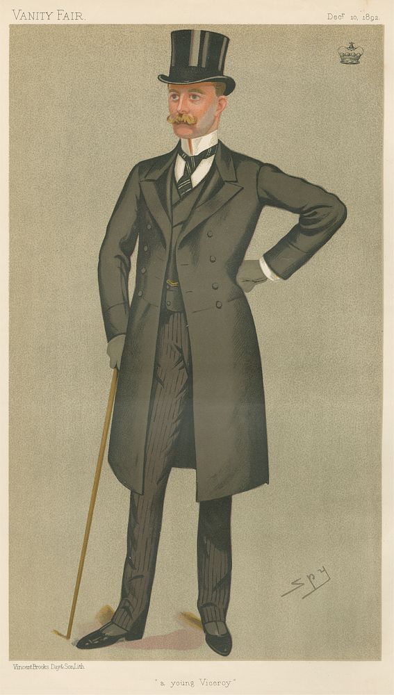 Politicians - Vanity Fair. 'a young Viceroy.' Lord Houghton. 10 December 1892