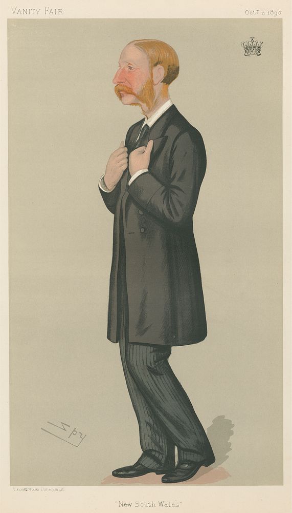Politicians - Vanity Fair. 'New South Wales'. The Rt. Hon. the Earl of Jersey 11 October 1890