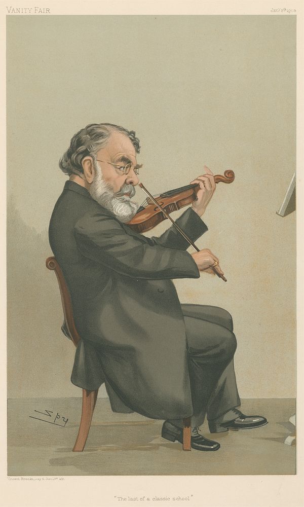 Vanity Fair: Musicians; 'The Last of a Classic School', Joseph Joachim, January 5, 1905