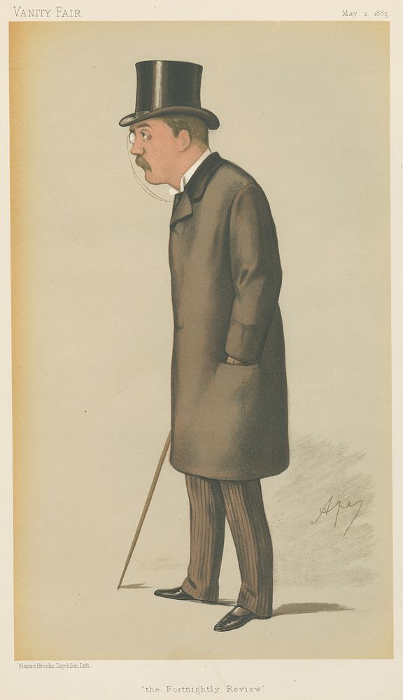 Vanity Fair: Newspapermen; 'The Fortnightly Review', T.H.S. Escott, May 2, 1885