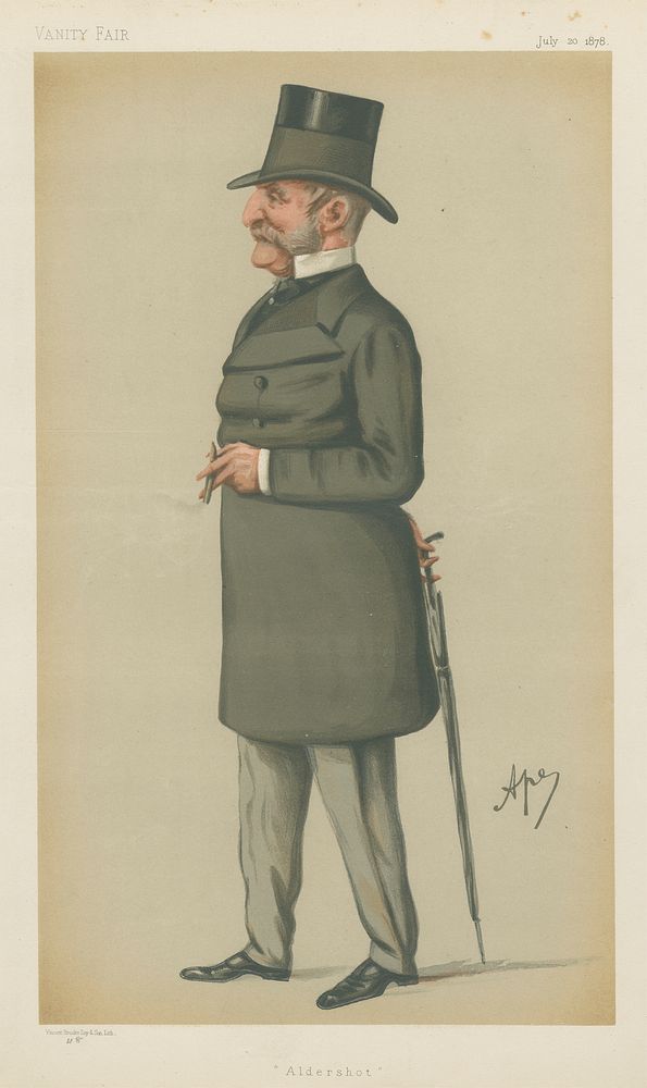Vanity Fair: Military and Navy; 'Aldershot', General Sir Thomas Montagu Steele, July 20, 1878