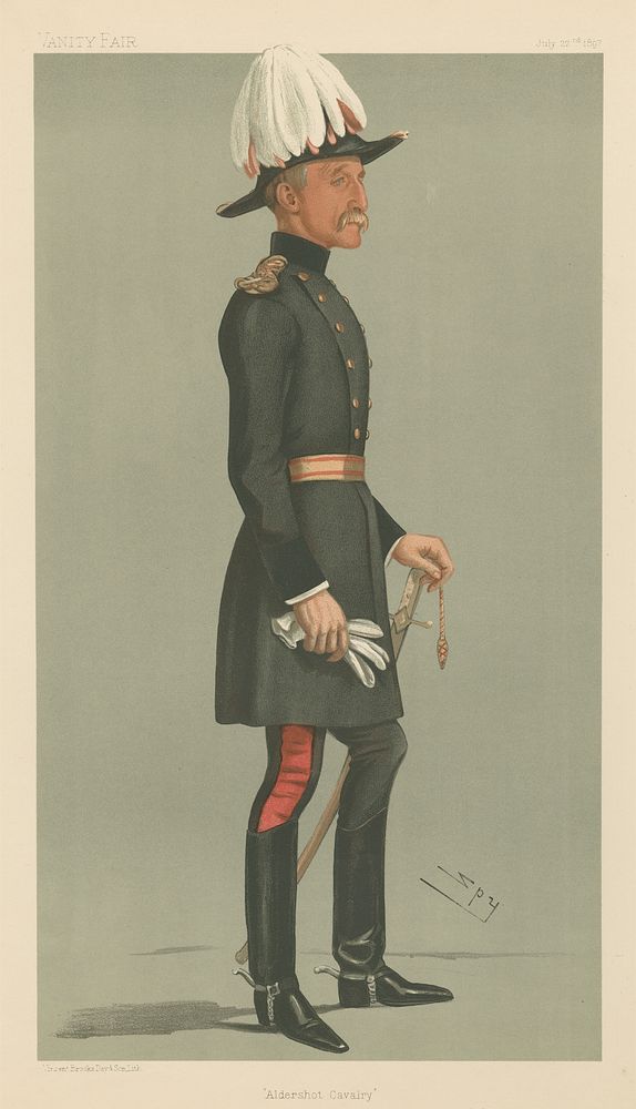 Vanity Fair: Military and Navy; 'Aldershot Calvary', Major General Hon. Reginald Talbot, July 22, 1897