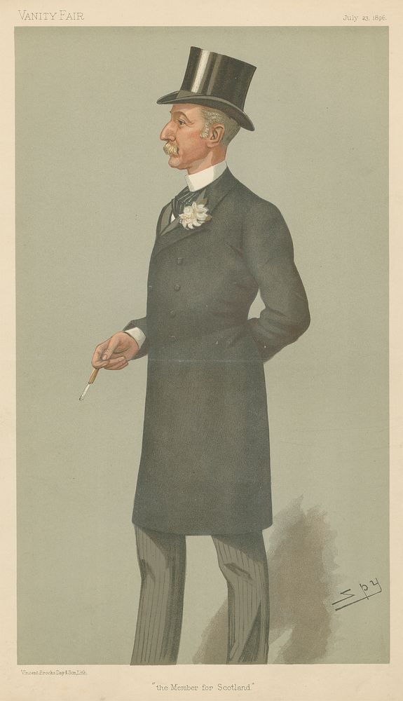 Politicians - Vanity Fair. 'The Member for Scotland.' Sir Lewis McIver. 23 July 1896