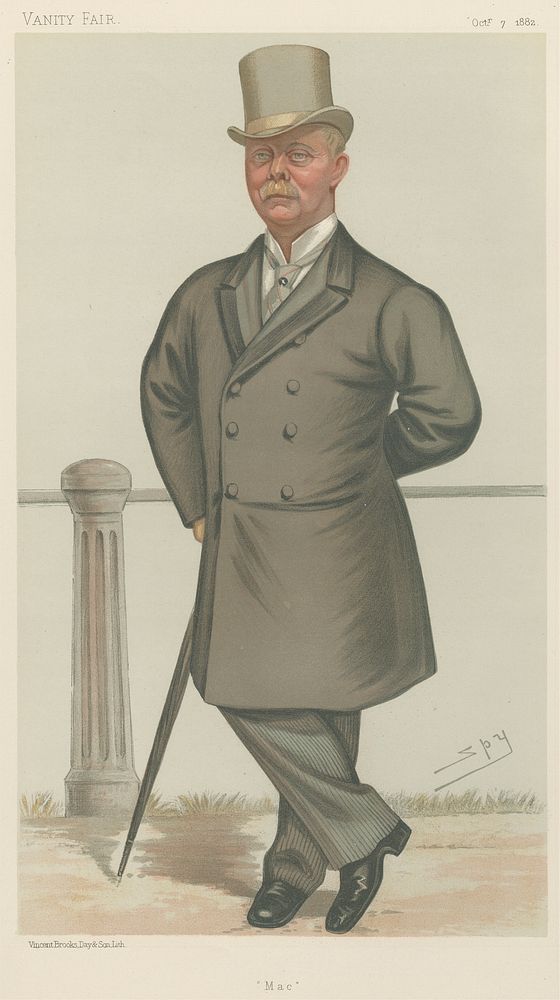 Politicians - Vanity Fair. 'Mac'. Co. John J. Mac Donnell. 7 October 1882