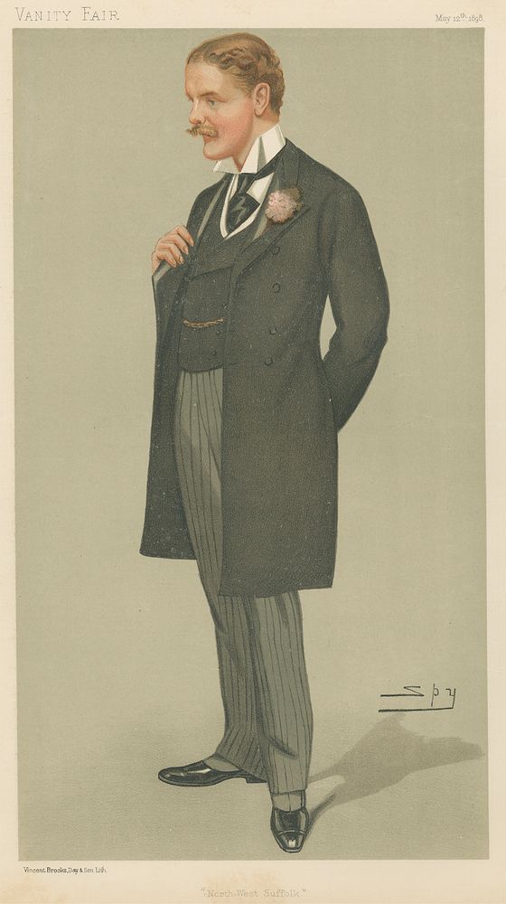 Politicians - Vanity Fair. 'North - West Suffolk'. Mr. Ian Zachary Malcolm. 21 March 1898
