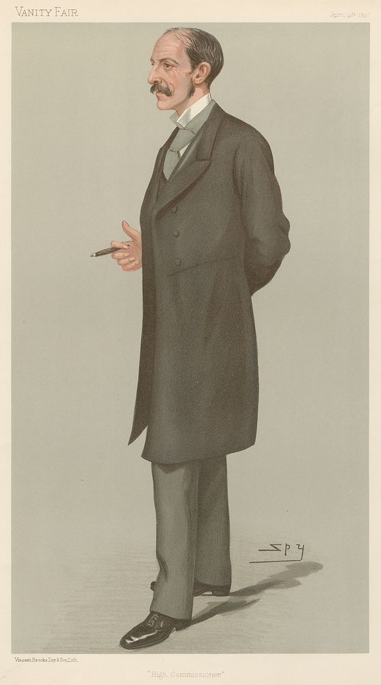 Politicians - Vanity Fair. 'High Commissioner'. Sir Alfred Milner. 15 April 1897