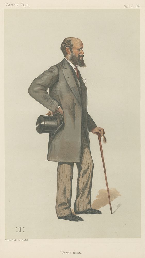 Politicians - Vanity Fair. 'South Hants.' Lord Henry John Montagu-Douglas-Scott. 24 September 1881
