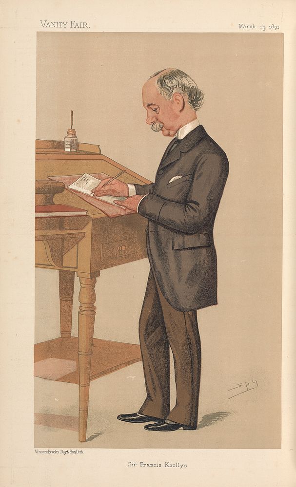 Politicians - Vanity Fair. Sir Francis Knollys. 14 March 1891