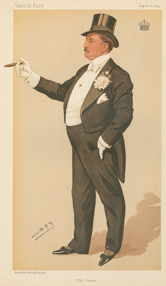 Politicians - Vanity Fair. 'The Dasher'. The Earl of Portarlington. 18 August 1894