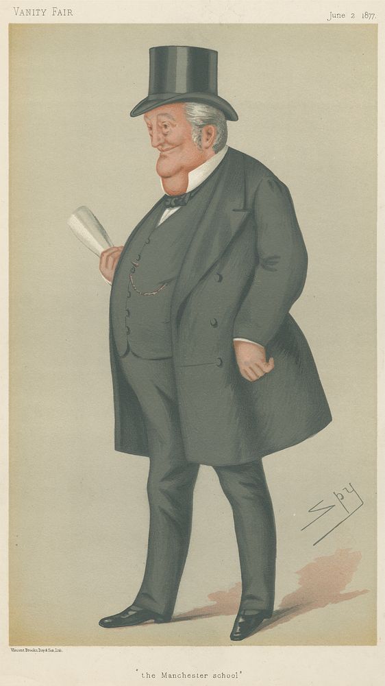 Politicians - Vanity Fair. 'the Manchester School.'  Mr. Thomas Bayley Potter'. 2 June 1877