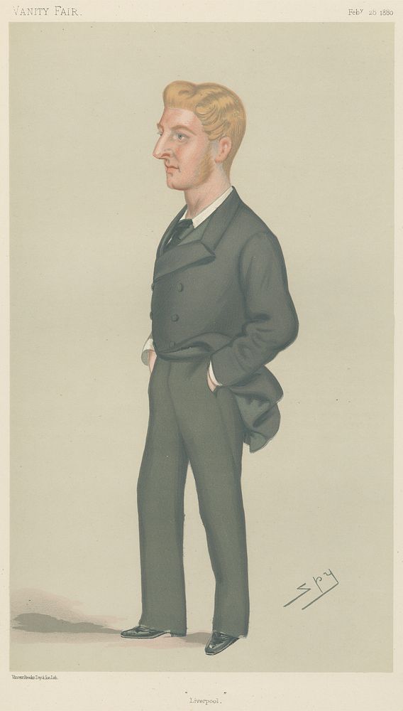 Politicians - Vanity Fair. 'Liverpool'. Commander Lord Ramsay. 28 February 1880