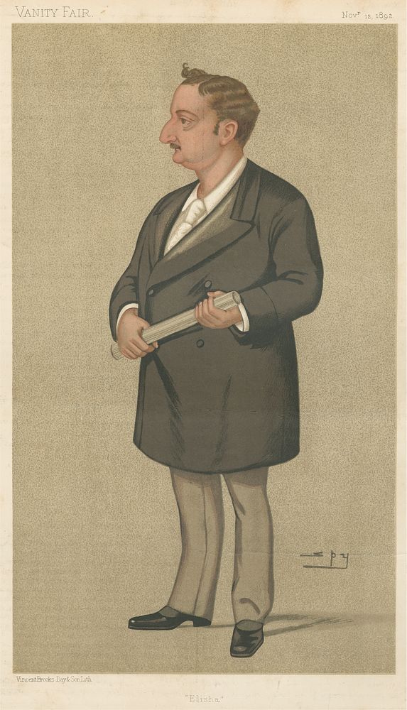 Politicians - Vanity Fair. 'Elisha'. Mr. John Edward Redmond. 12 November 1892