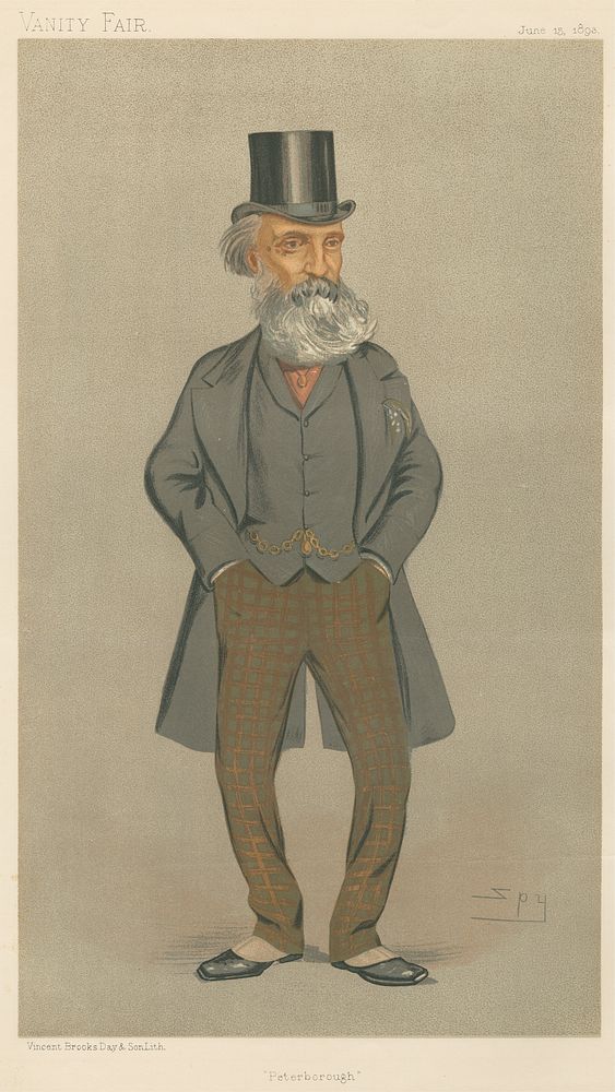 Politicians - Vanity Fair. 'Peterborough'. Mr. Alpheus Cleophas Morton. 15 June 1873