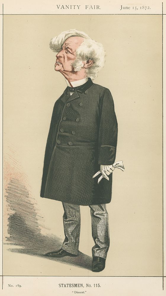 Politicians - Vanity Fair. 'Dissent'. Mr. Samuel Morley. 15 June 1872