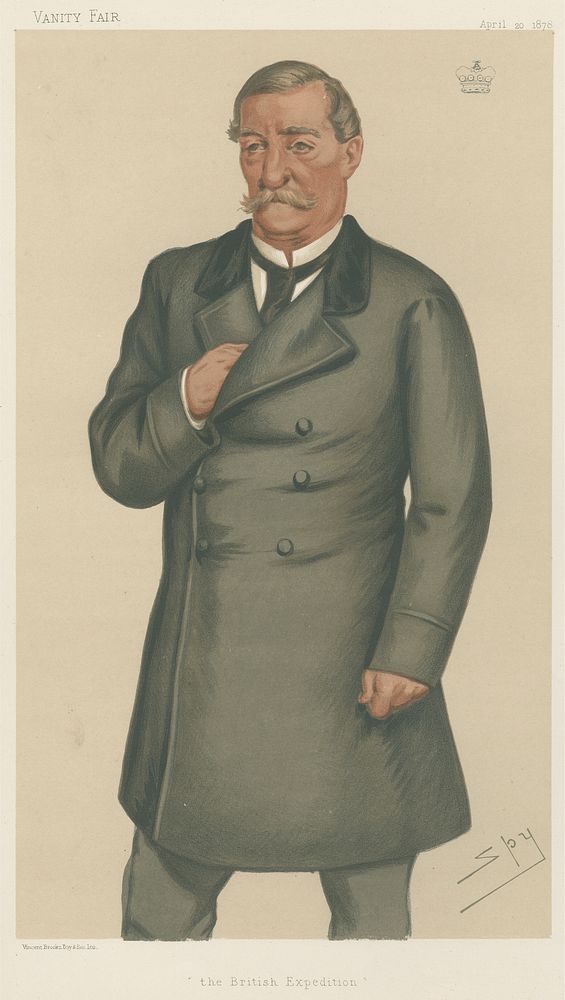 Politicians - Vanity Fair. 'the British Expedition'. Gen. Lord Napier of Magdala. 20 April 1878