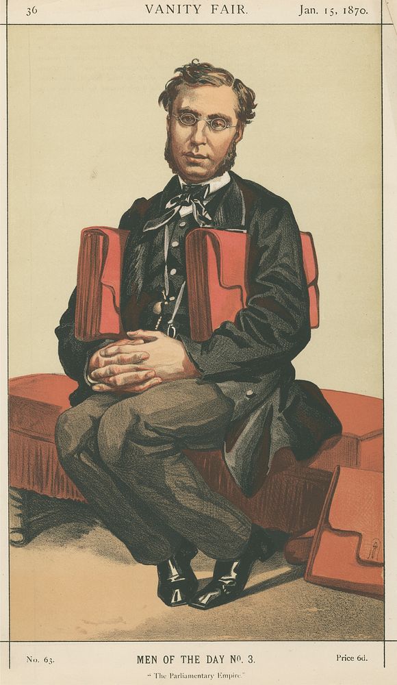 Politicians - Vanity Fair. 'The Parliamentary Empire'. M. Emile Ollivier. 15 January 1870