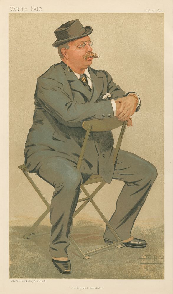 Politicians - Vanity Fair. 'The Imperial Institute'. Sir John Richard Somers. Vine. 27 July 1893