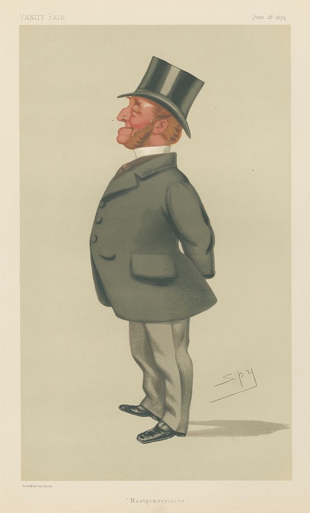 Politicians - Vanity Fair. 'Montgomeryshire'. Mr. Charles Watkin Williams-Wynn. 28 June 1879