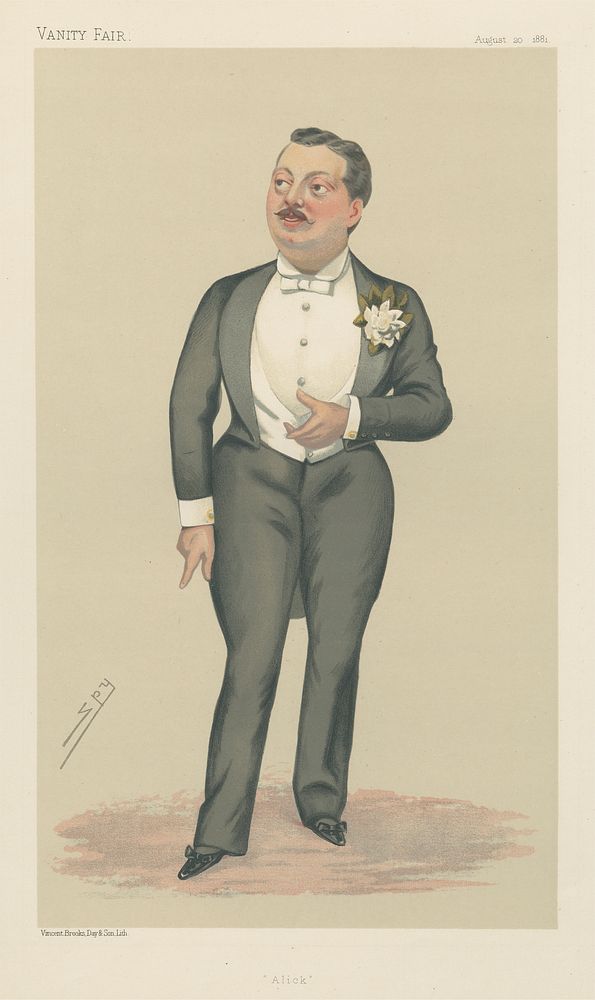 Politicians - Vanity Fair. 'Alick'. The Hon. Alexander Grantham Yorke. 20 August 1881