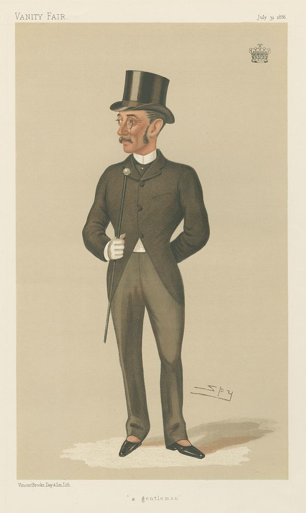 Politicians - Vanity Fair. 'A Gentleman.' The Earl of Zetland. 31 July 1886