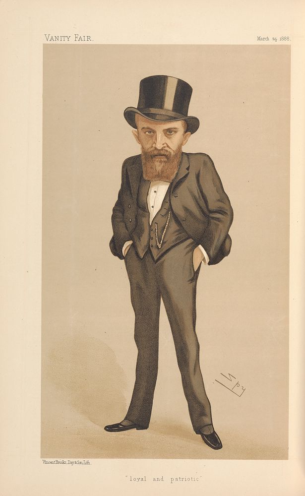 Politicians - Vanity Fair. 'loyal and patriotic'. Mr. Thomas Wallace Russell. 24 March 1888