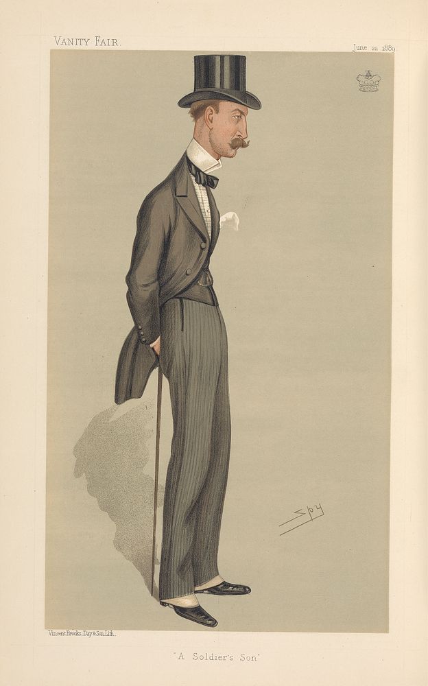 Politicians - Vanity Fair. 'A Soldier's Son. The Rt. Hon. Lord Sandhurst. 22 June 1889