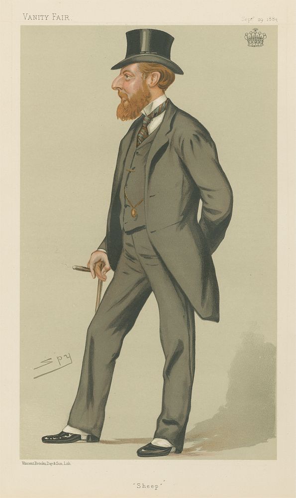 Politicians - Vanity Fair. 'Sheep'. The Earl of Seafield. 29 September 1883