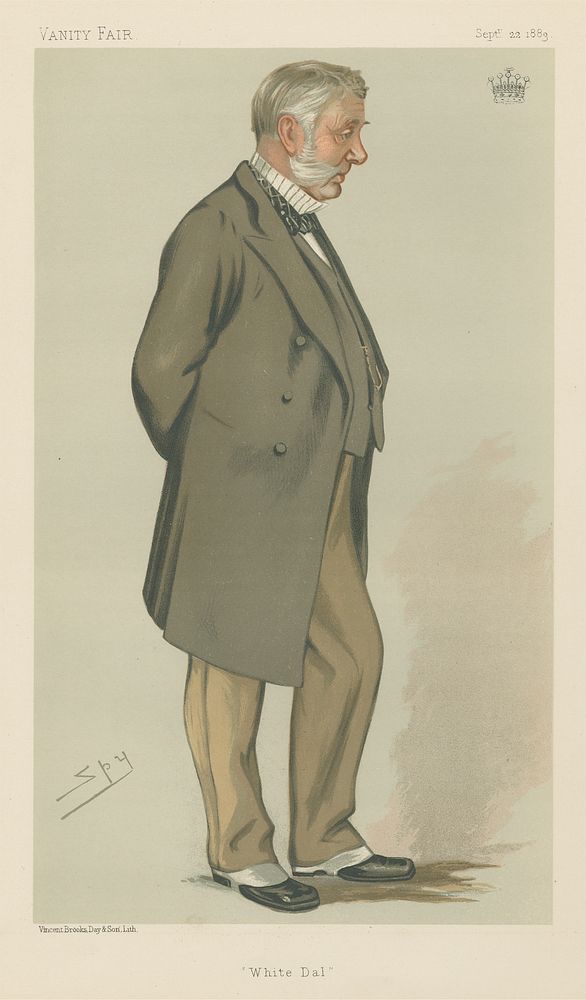 Politicians - Vanity Fair. 'White Dial'. The Earl of Stair. 22 September 1883