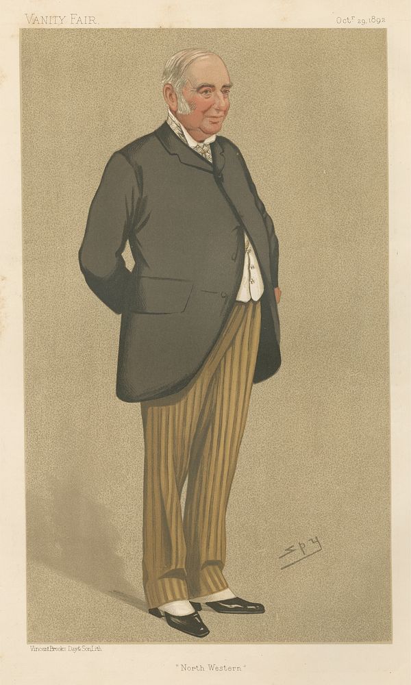 Railway Officials - Vanity Fair. 'North Western'. Sir George Findlay. 29 October 1892